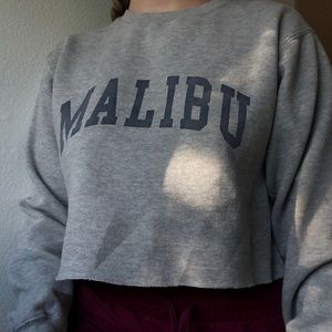 Brandy Melville Malibu Cropped Crewneck